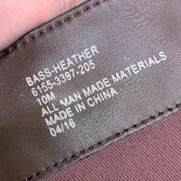 G.h BASS CO FAUX LEATHER HIGH ZIP BOOT 3” HEEL SIZE 10 - Picture 6 of 11